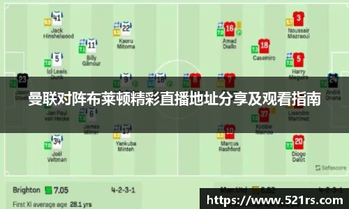 曼联对阵布莱顿精彩直播地址分享及观看指南